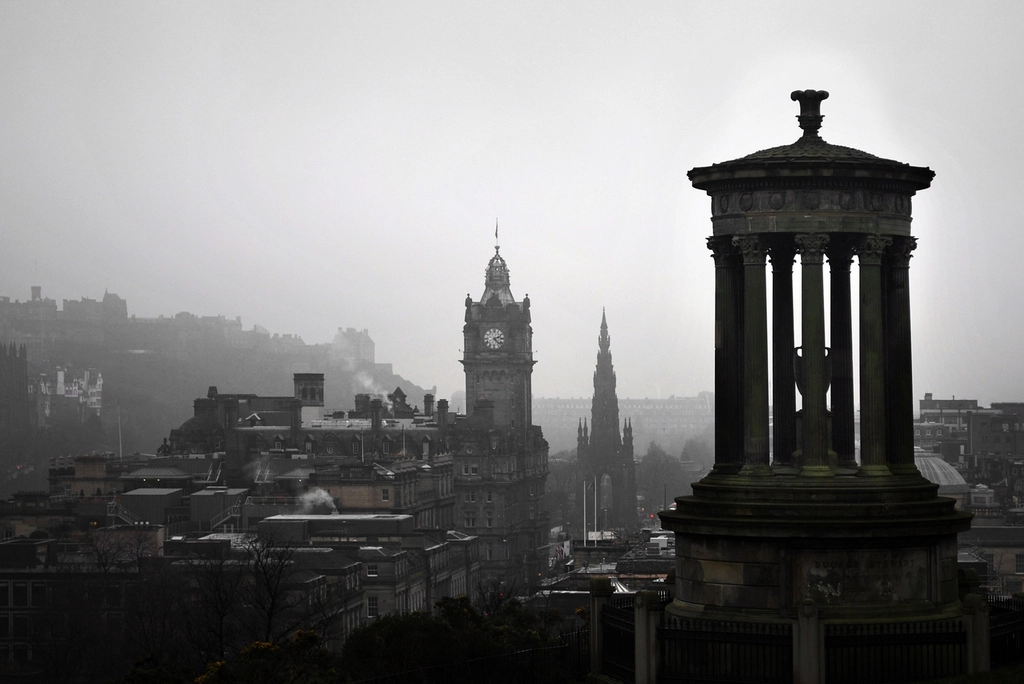 Edinburgh city skyline
