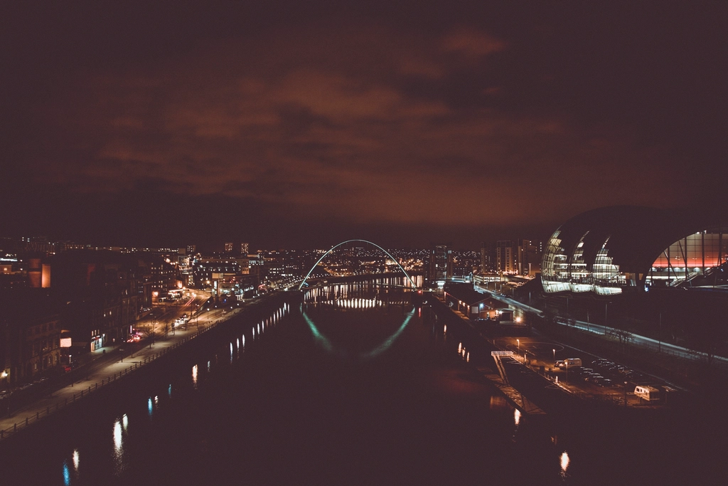 Newcastle city skyline